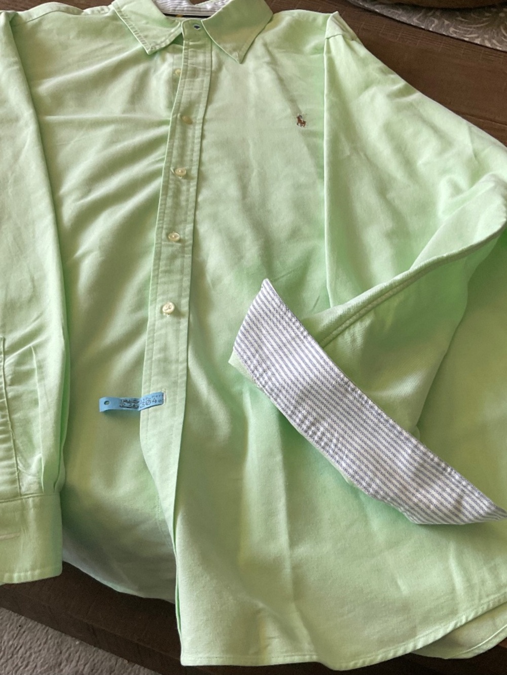 XXL TG minty green polo, Ralph Lauren shirt